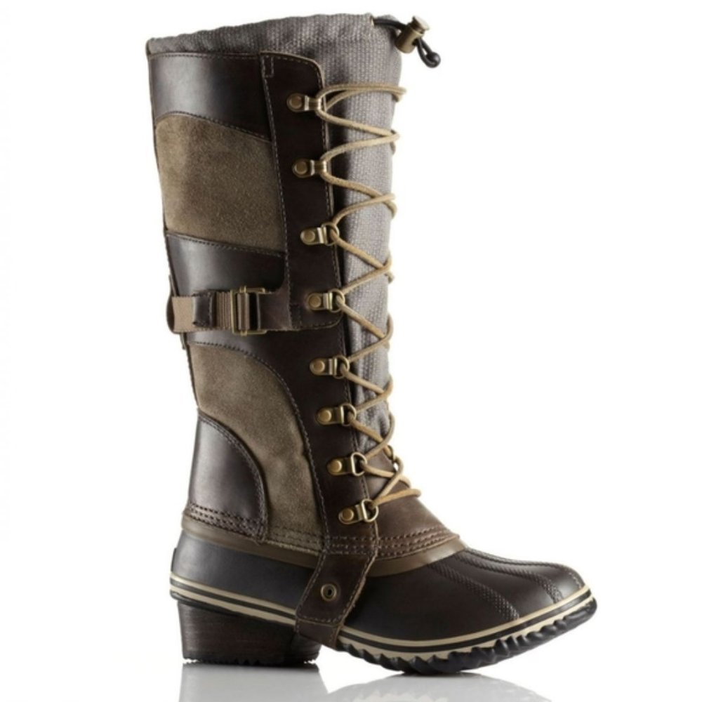 Sorel Conquest Carly Tall Insulated Boots Size 6